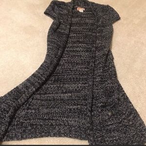5/$10 Mudd Small Chunky Knit Sweater Cardigan with Short Sleeves